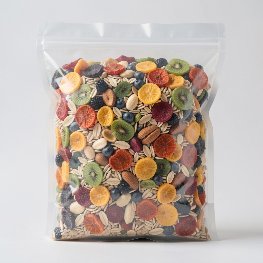 Bolsa de 1kg de mezcla de semillas exóticas premium para loros con frutas deshidratadas, nueces y cereales naturales